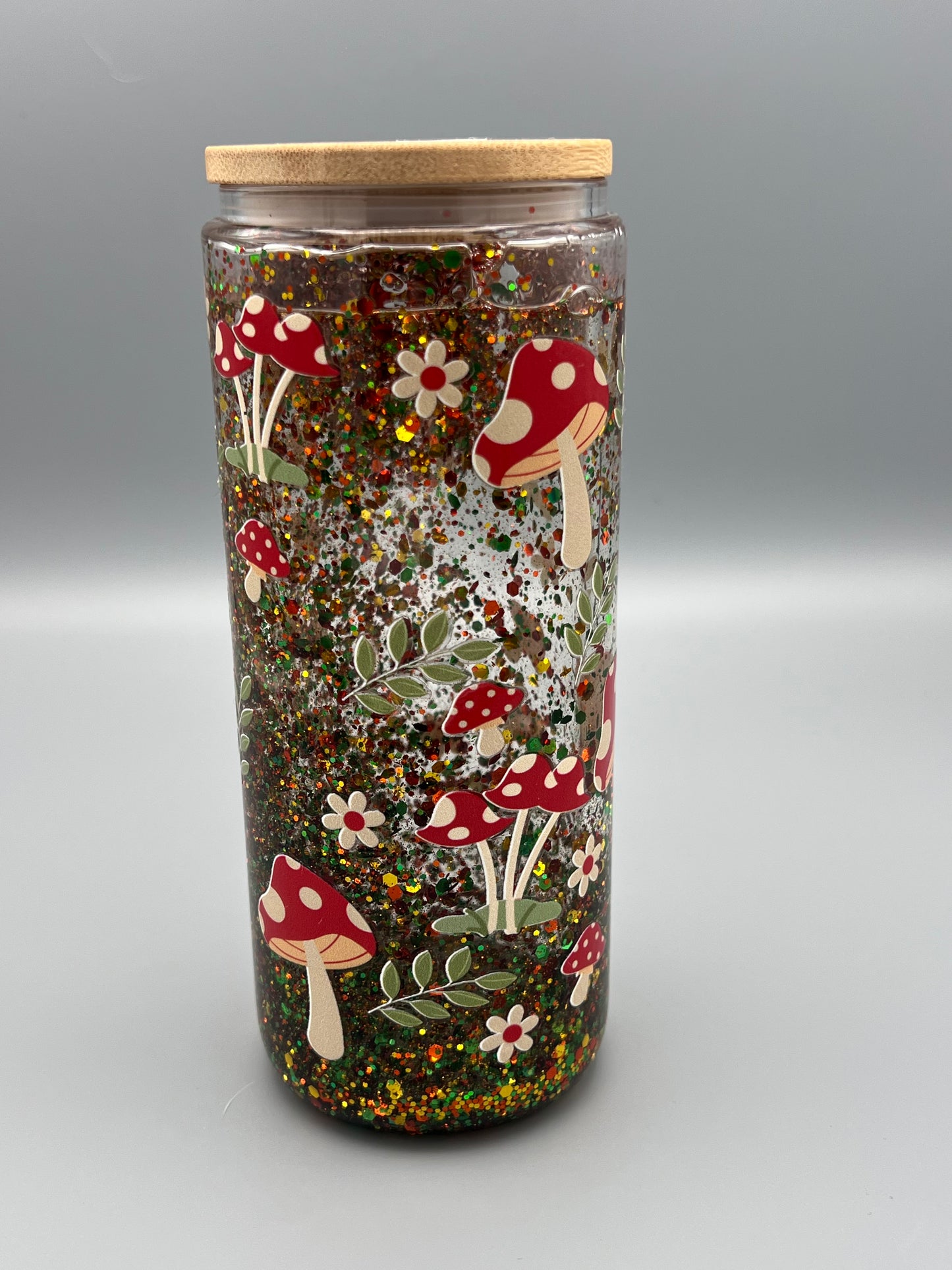 Mushrooms Snowglobe Cup