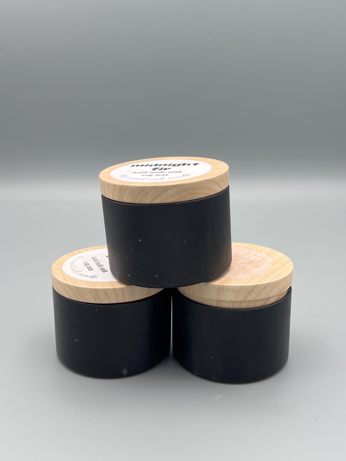Large Black Candle
